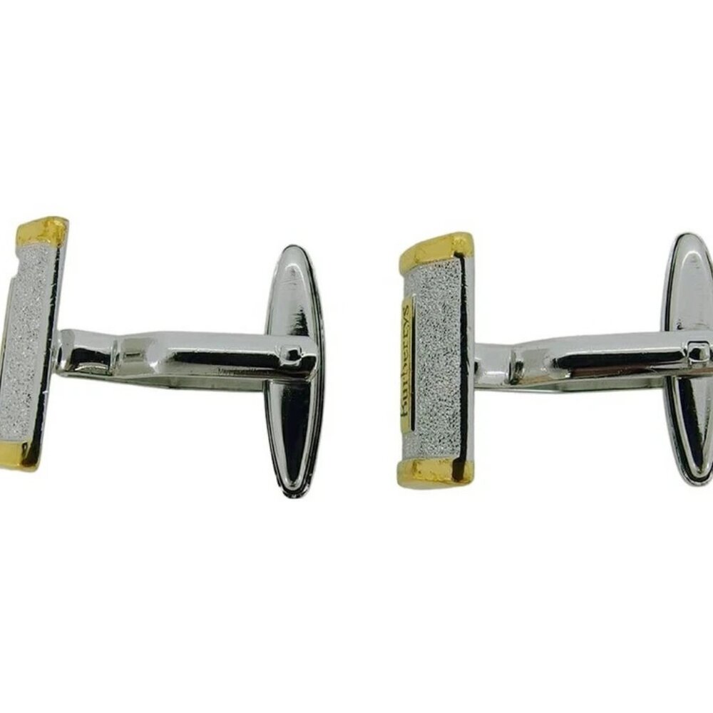 BURBERRY cuffs Silver gold Women Authentic secondhand - Picture 5 of 7